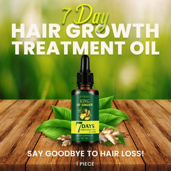 7 Day Hair Growth Ginger Oil – Door Shopping