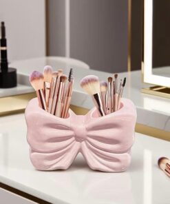 Alternative view of Bow Shape Makeup Brushes Holder Heavy Qaulity