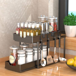 2 Layer Multifunction Kitchen Storage Rack | Heavy Quality