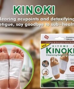 10 Pcs Kinoki Cleansing Toxins Remover Detox Foot Patches Adhesive Pads Kit (IMPORTED)