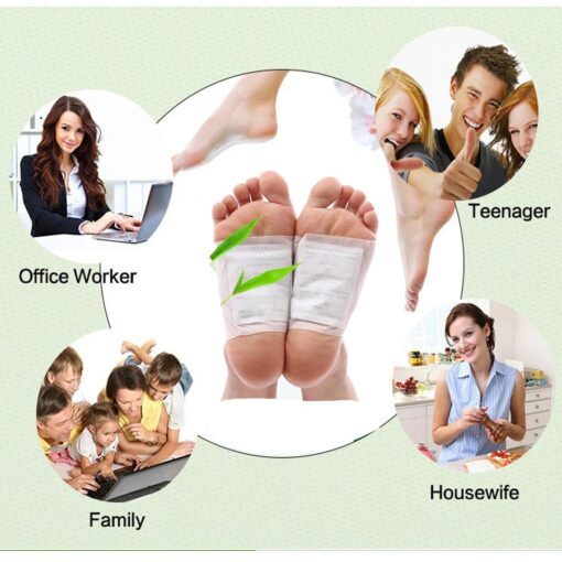 20Pcs Kinoki Cleansing Toxins Remover Detox Foot Patches Adhesive Pads Kit - Image 4