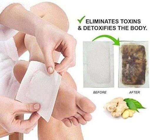 20Pcs Kinoki Cleansing Toxins Remover Detox Foot Patches Adhesive Pads Kit - Image 5