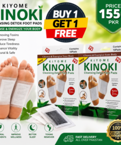 20Pcs Kinoki Cleansing Toxins Remover Detox Foot Patches Adhesive Pads Kit