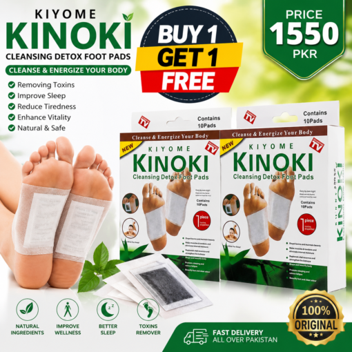 20Pcs Kinoki Cleansing Toxins Remover Detox Foot Patches Adhesive Pads Kit