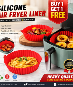 Silicone Air Fryers Tray Reusable [ BUY 1 GET 1 FREE ]